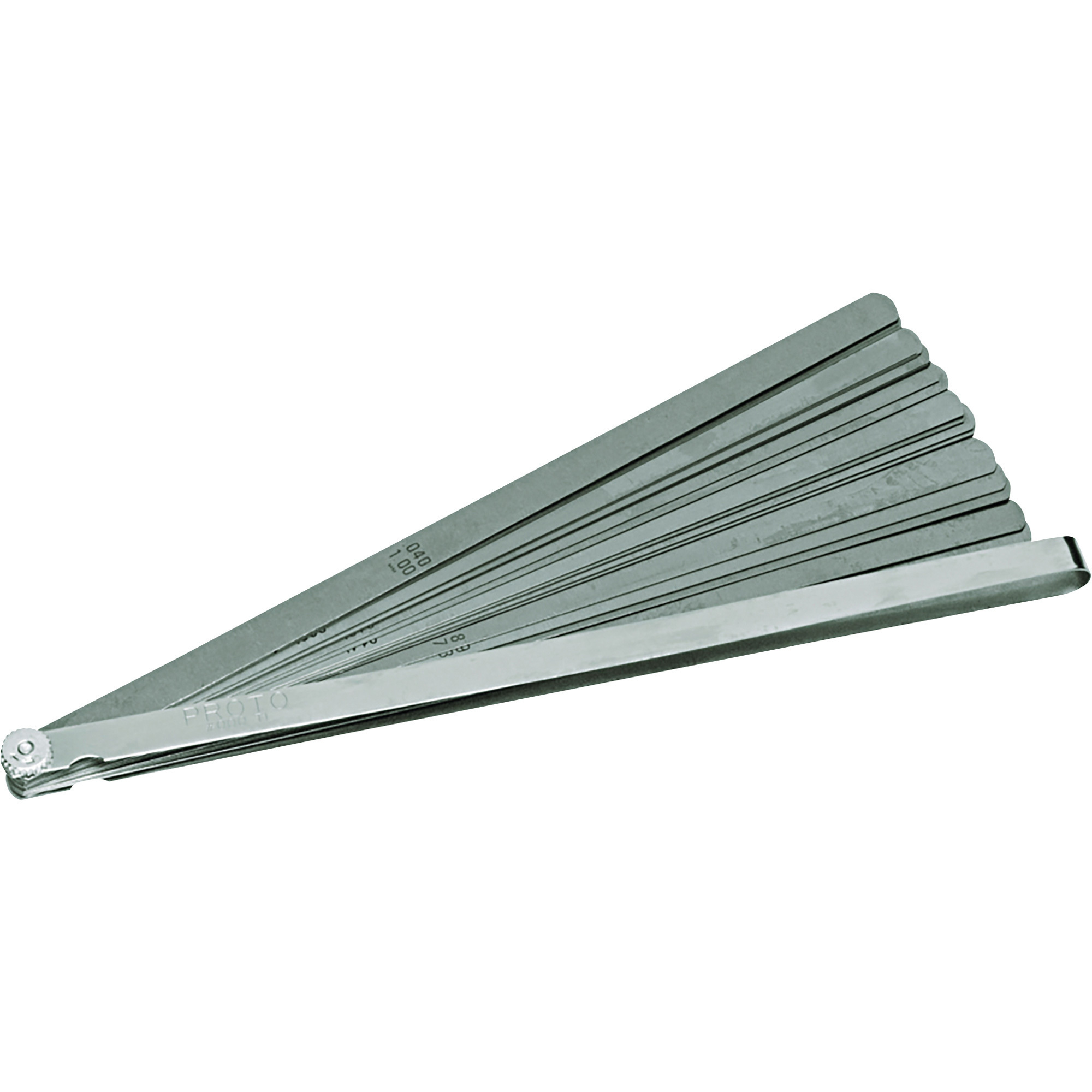 Proto 25-Blade Extra Long Feeler Gauge Set, Steel, Model# J000TL